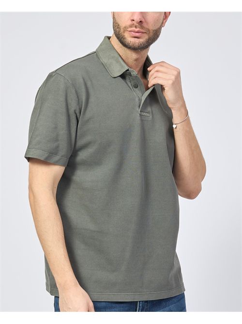 Polo uomo AX in pique di cotone ARMANI EXCHANGE | XM000509-AF13055U8051